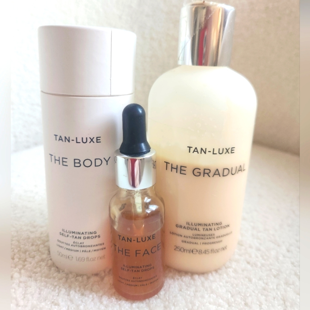 TAN-LUXETHE FACE Illuminating Self-Tan Drops light/Medium 1.69 oz